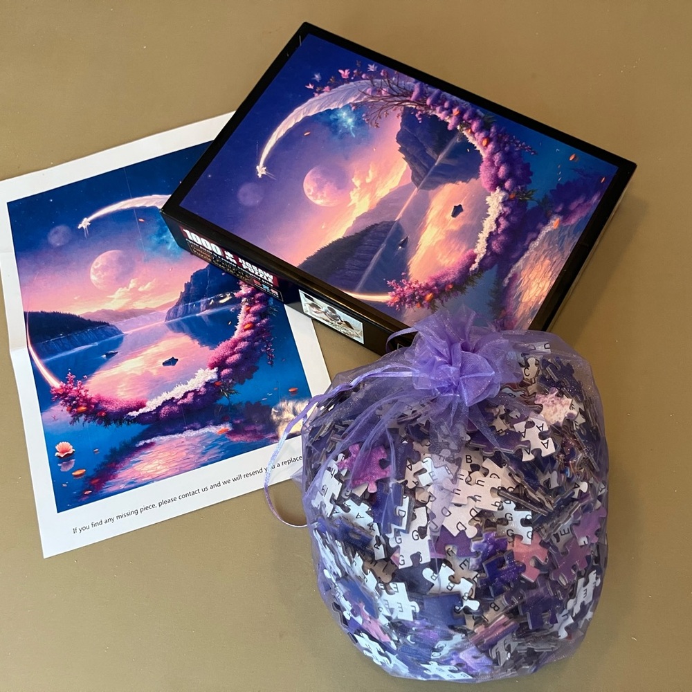 Magical Purple & Blue Fantasy Puzzle